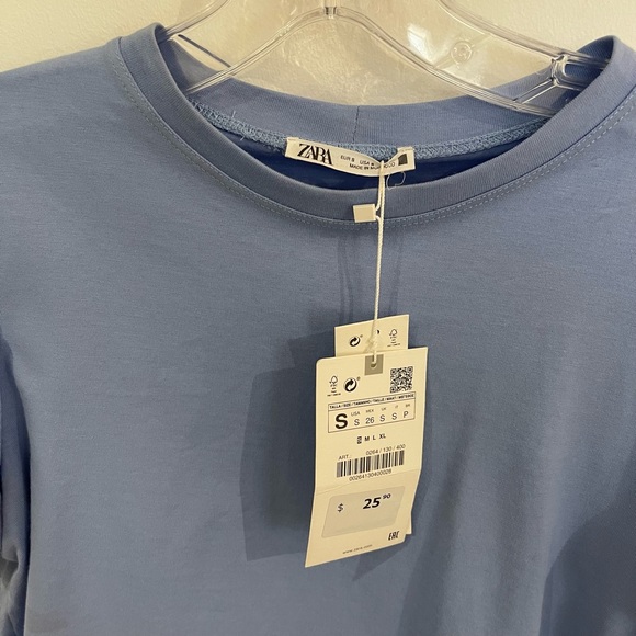 Zara Balloon Sleeve Top NWT - Picture 11 of 11